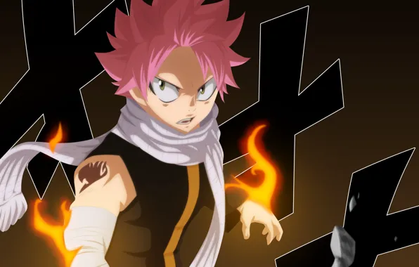 Fire, guy, Fairy Tail, Natsu Dragneel, Natsu Dragneel