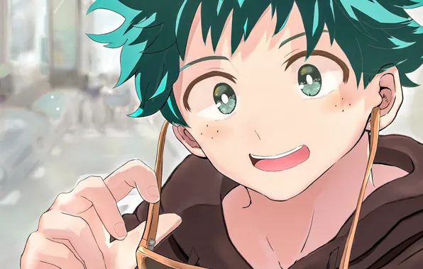 Glasses, My Hero Academia, Boku No Hero Academy, Midori Isuku, My Hero Academy