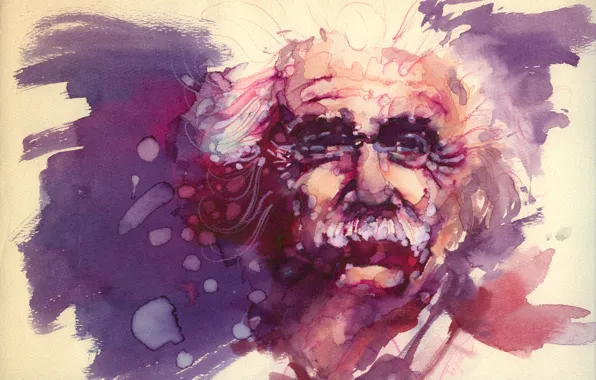 Picture face, Albert Einstein, Albert Einstein, physicist, scientist