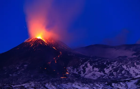 The volcano, the eruption, Italy, lava, Italy, Etna, Etna, Sicily