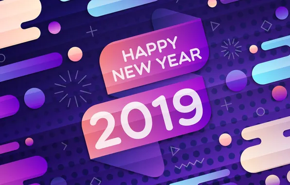 Picture background, New year, 2019