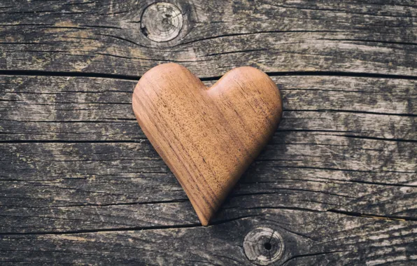 Hearts, love, wood, romantic, hearts, wooden, valentine's day