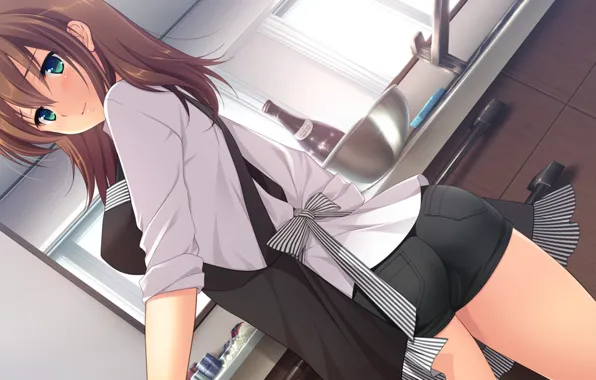 Picture girl, art, apron., Koizumi amane, Tokizaki Maya