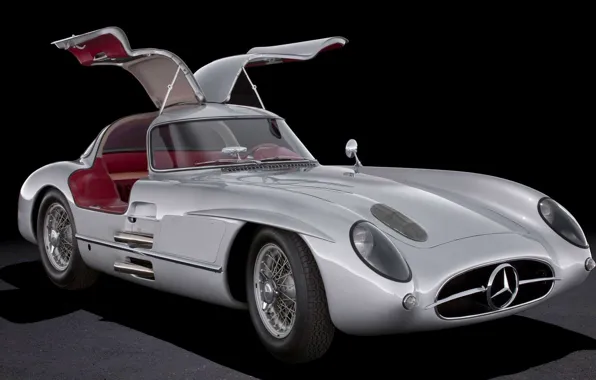 Picture Mercedes-Benz, 1955, open doors, 300 SLR