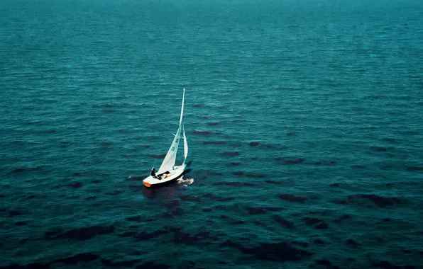 Water, the ocean, boat, yacht, ocean, infinity, the vastness, Navigator