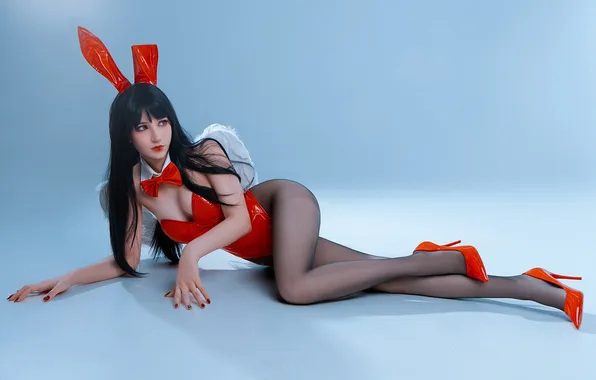 Picture women, cosplay, skimpy clothes, Penka Rui, Cheremsha, bunny girl