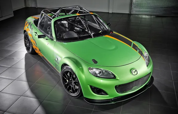 Picture sport, Mazda, green, tuning, MX-5