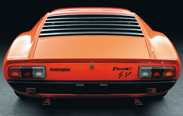 Auto, Lamborghini, Machine, Orange, 1971, Orange, Car, Lamborghini