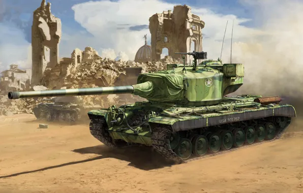 USA, heavy tank, T29, Т29E3