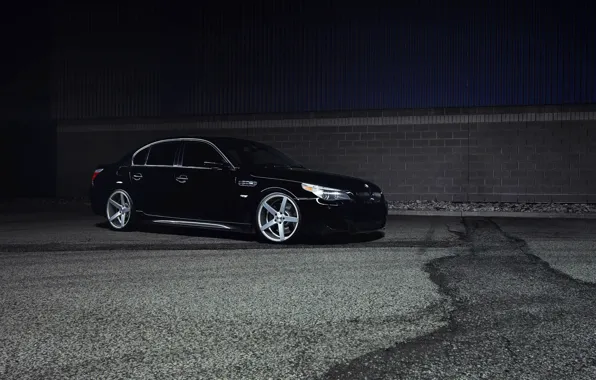 Wall, Black, E60, Wheels, M5