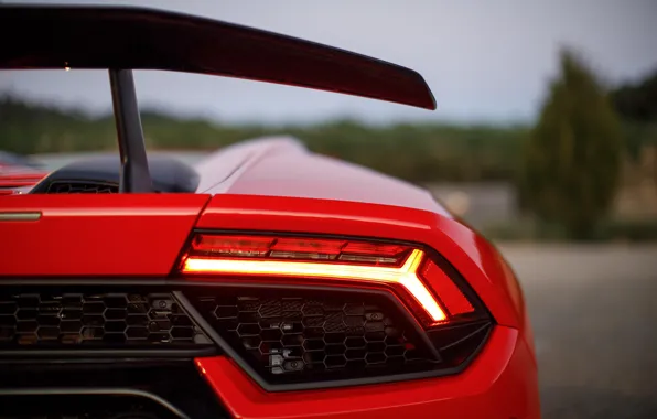Lamborghini, headlight, supercar, Spyder, 2018, Performante, Huracan, North America version