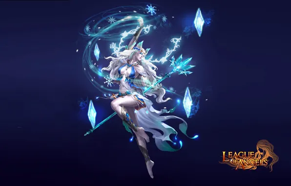 Girl, magic, crystals, League of Angels