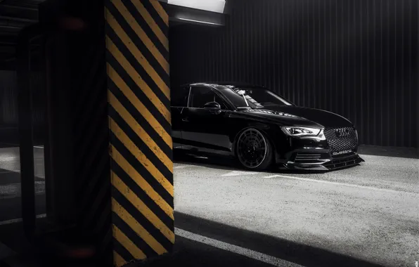 Black, Machine, Audi A3, Car, Auto, Black, Quattro, Transport & Vehicles