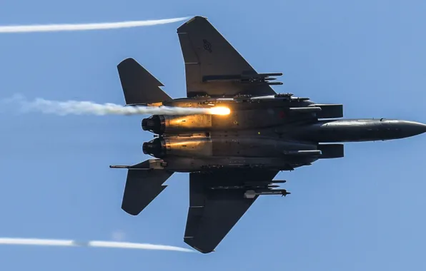 UNITED STATES AIR FORCE, fighter-bomber, F-15E, Strike Eagle, McDonnell Douglas, American double