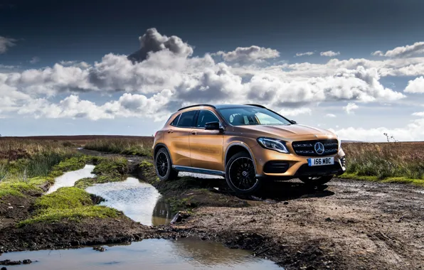 Picture Mercedes-Benz, the roads, GLA, 4MATIC, 220d, AMG Line