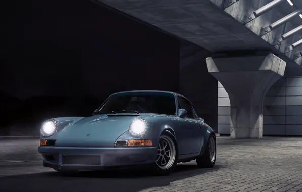 Porsche, Light, Porsche 911, Front, Grey, Series 2, Clubsport, PS Clubsport