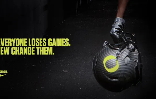 Picture the inscription, Helmet, Oregon, motivation, Nike pro football