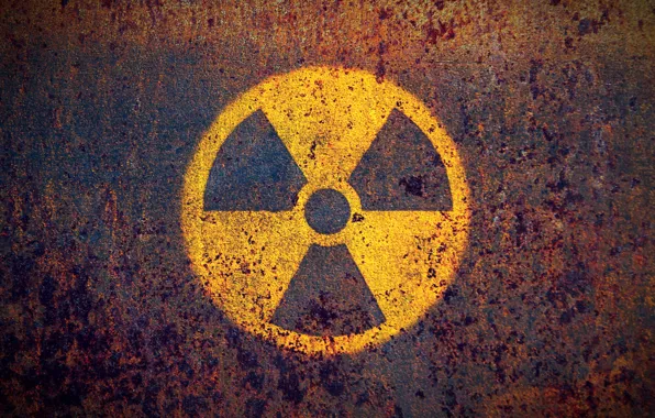 Picture symbol, nuclear, rust