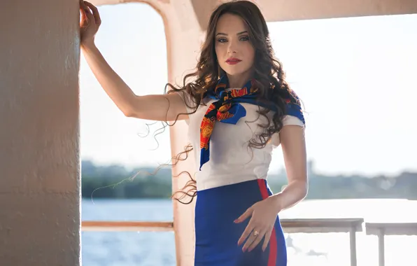 Look, girl, hair, skirt, hairstyle, Dmitry Sn, Dmitry Shulgin