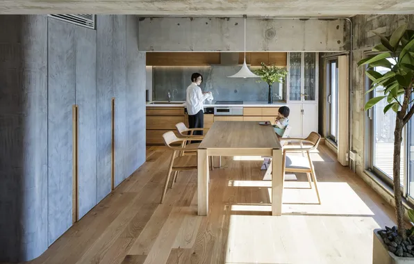 Design, style, interior, kitchen, Seoul, dining room, South Korea, dining area