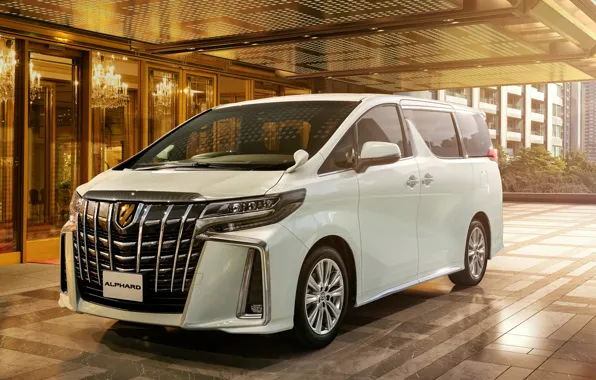 Picture minivan, Toyota Alphard, Type Gold III