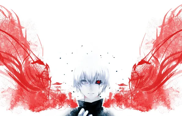 Обои Канеки. Wallpaper Kaneki.