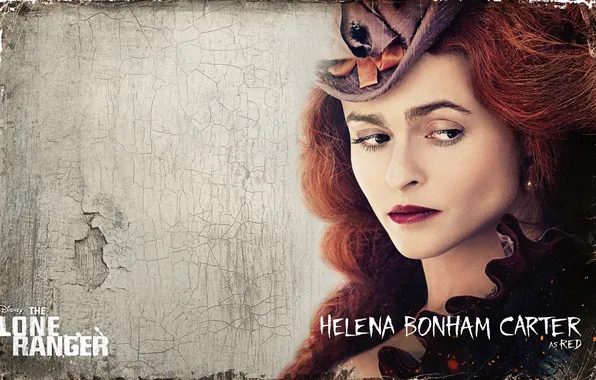 Picture actress, Red, Western, Helena Bonham Carter, The Lone Ranger, The lone Ranger