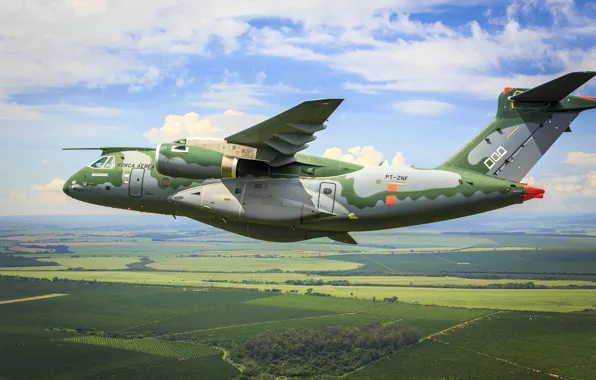 FAB, Embraer, KC-390, military aircraft, Force Air Brazilian, Brazilian Air Force