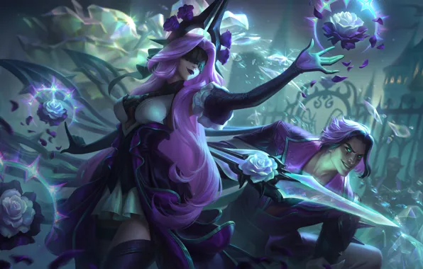 Wallpaper Art League Of Legends Skin Lol Syndra Withered Rose Images For Desktop Section