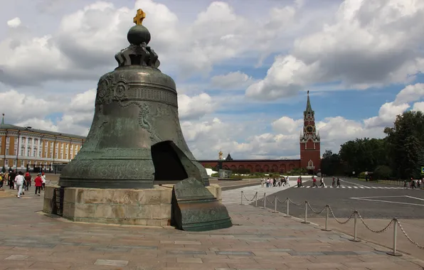 Moscow, Russia, Ivanovskaya square, Monument, Bronze, 1733, The Tsar Bell, Sight