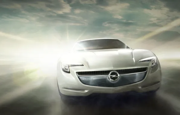 Picture machine, background, Opel, flextreme