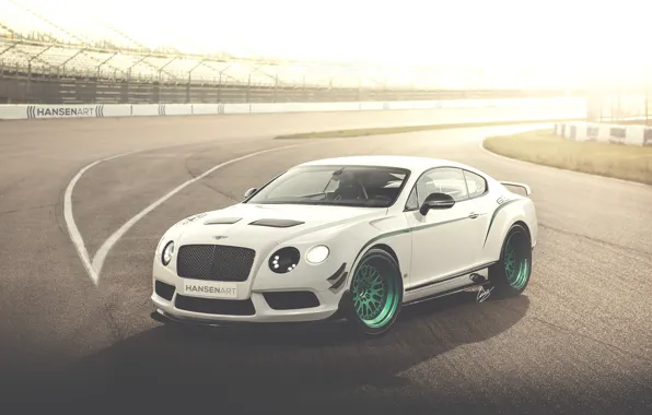 Picture white, Bentley, Continental, art, white, art, Bentley, continental