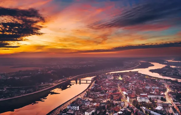 Sunset, Lithuania, Kaunas