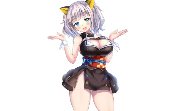 Girl, sexy, lingerie, pantsu, cleavage, panties, dress, boobs