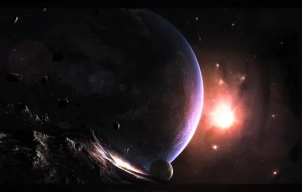 Planet, satellite, asteroid