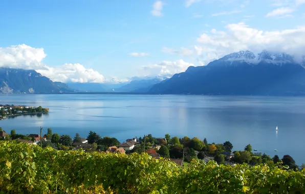 Picture landscape, mountains, nature, lake, photo, Switzerland
