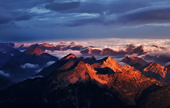 Picture mountains, Germany, Alps