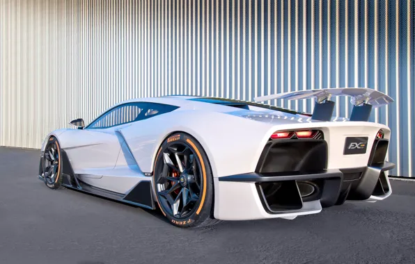 Supercar, rear view, Aria, hypercar, 2019, FXE