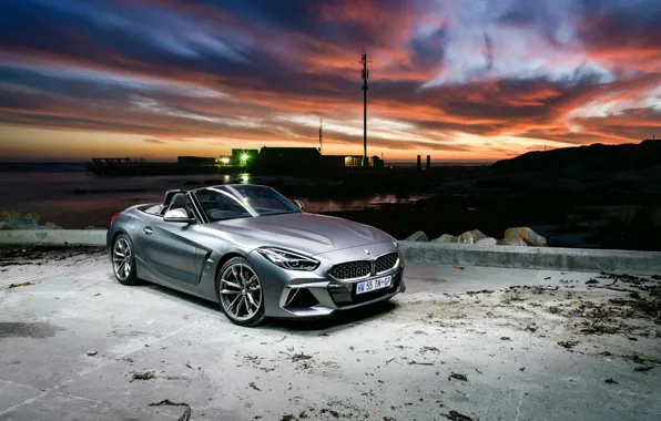 Picture sunset, the evening, BMW, BMW Z4, M40i, Z4, 2019