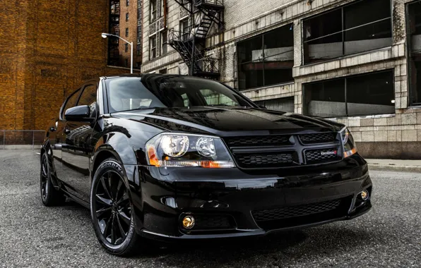 Picture Black, Dodge, Car, 2012, Car, Black, Wallpapers, Wallpaper