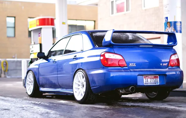 Winter, Subaru, Impreza, Snow, Car, Car, STI, Snow