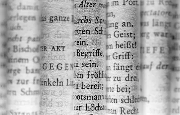 Font, bokeh, Faust, English