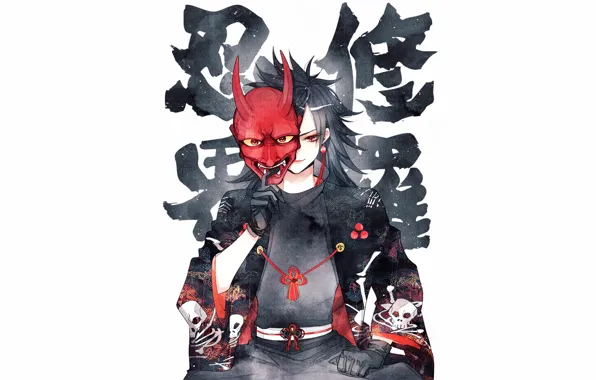 Mask, characters, Naruto, Naruto, Madara Uchiha