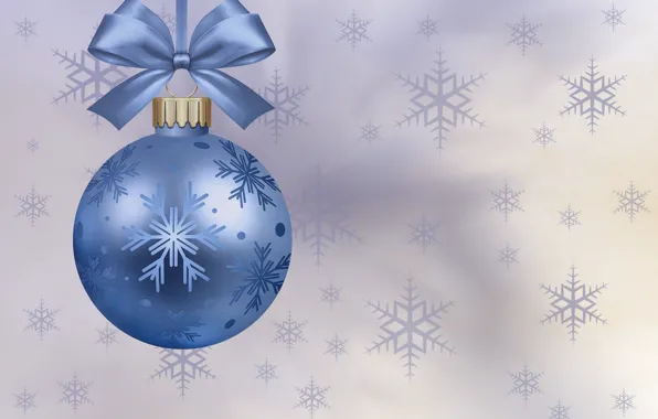 Picture background, balls, new year, bow