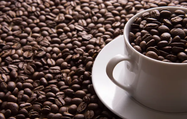 Picture coffee, grain, Cup