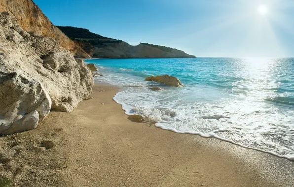 Sand, sea, beach, Greece, beach, sea, sand, Greece