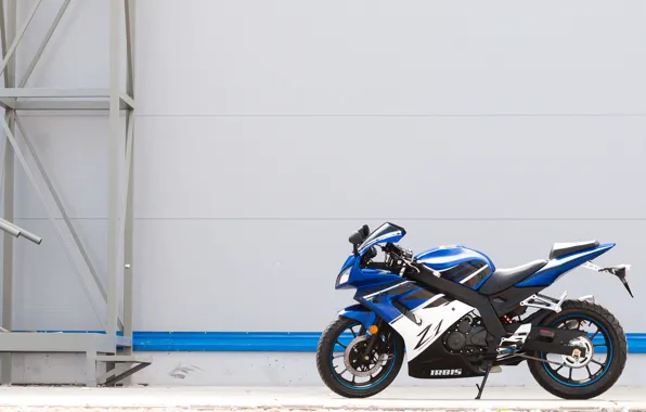 Picture blue, sport, Moto, IRBIS