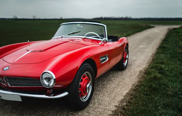 Picture BMW, red, 507, 1959, BMW 507