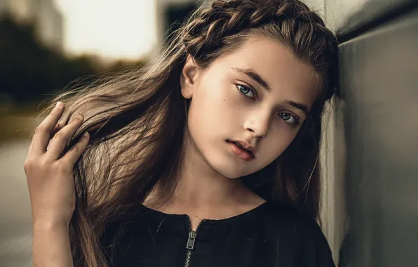 Picture portrait, girl, Chris Sliwaq