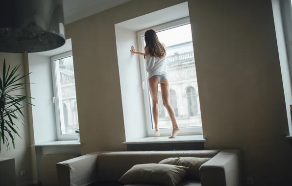 Ass, girl, model, window, photographer, girl, photography, photographer
